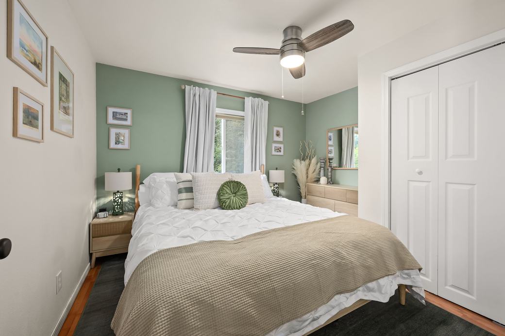 Master bedroom after